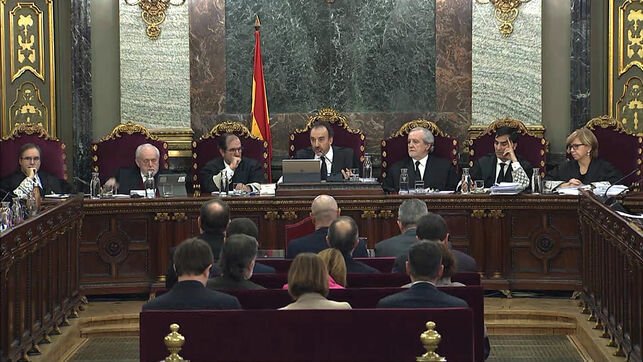 Tribunal del procés durante el juicio